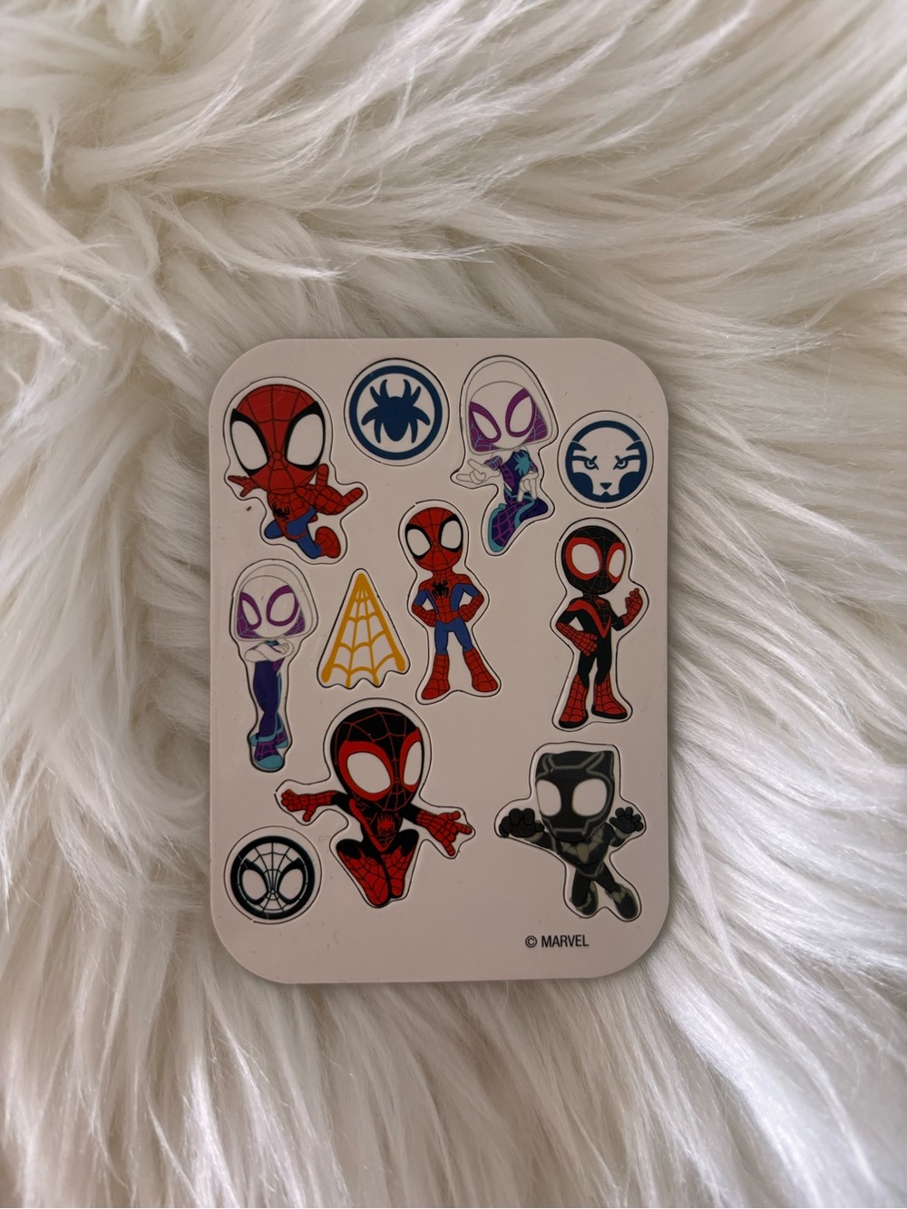 NEW Marvel Spider-Man Mini Magnet Sheet